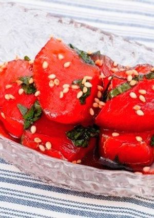 まぐろのだし醤油・ゴマ油漬け-レシピのメイン写真