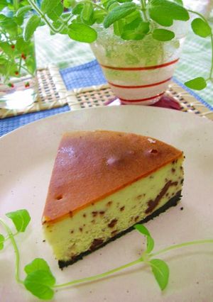 チョコミント☆チーズケーキ-レシピのメイン写真