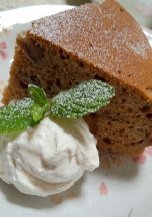 炊飯器でバナナとクルミのミルクティケーキ-レシピのメイン写真