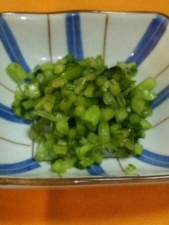 かぶの茎の塩漬け-レシピのメイン写真