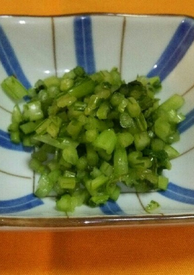 かぶの茎の塩漬け-レシピのメイン写真