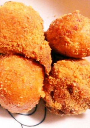 簡単！豆腐でモチｯとドーナツ♪きなこ味-レシピのメイン写真