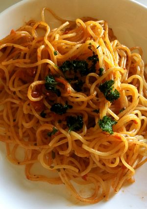 茹でずにちゃんとスパゲッティ-レシピのメイン写真