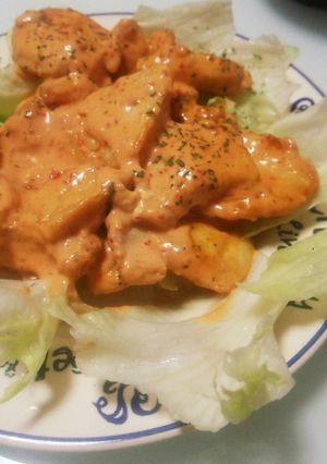 簡単◆むね肉ピリ辛マヨ◆おつまみにも-レシピのメイン写真
