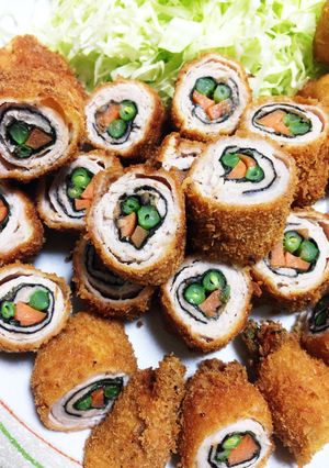 野菜肉巻き ~練り梅ver~-レシピのメイン写真