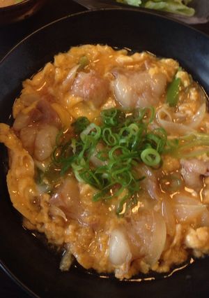 絶品！ホルモンの卵とじ丼！-レシピのメイン写真
