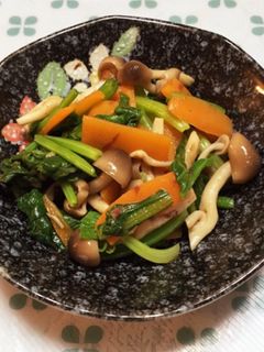 ほうれん草としめじのおかかあえ-レシピのメイン写真