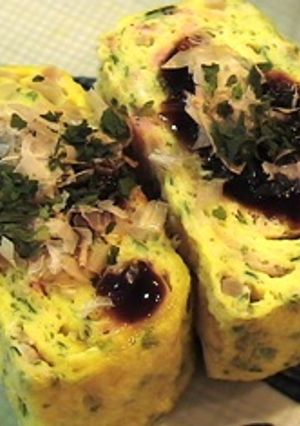 美味♪お好み焼き風☆玉子焼き-レシピのメイン写真