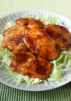 鶏むね肉のトンテキソース-レシピのメイン写真