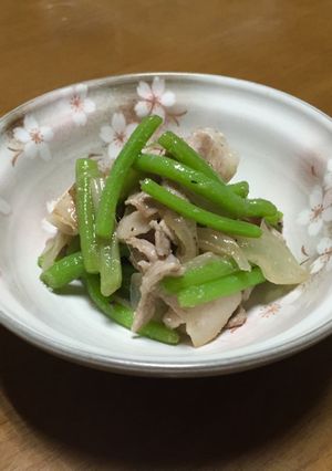 山菜ミズの炒め物-レシピのメイン写真
