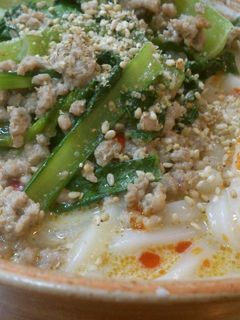 まろやかでピリ辛な坦々うどん-レシピのメイン写真