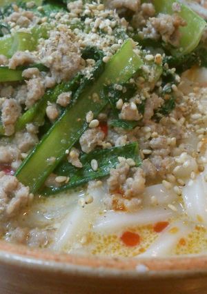 まろやかでピリ辛な坦々うどん-レシピのメイン写真