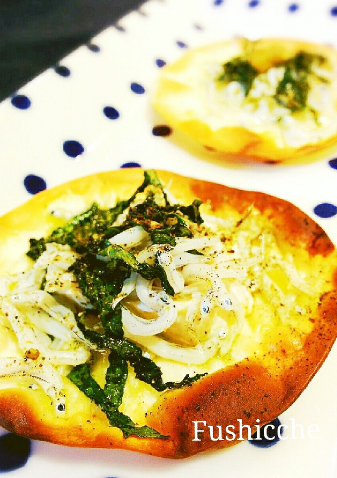 餃子の皮♥釜揚げしらすピザ-レシピのメイン写真