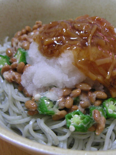 おろし納豆うどん-レシピのメイン写真