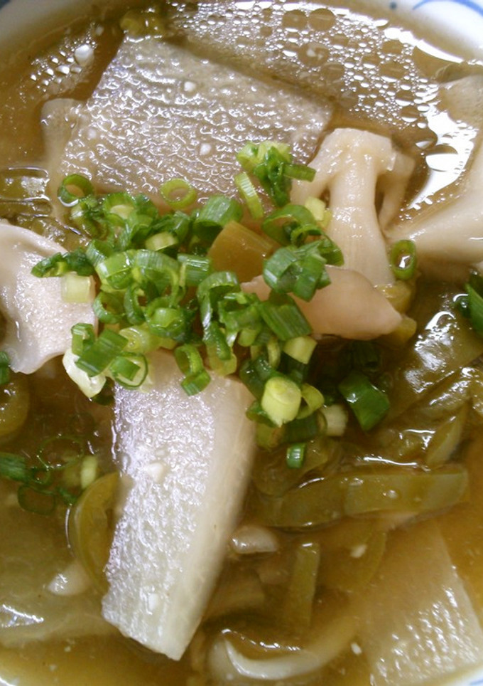 簡単！舞茸 ピーマン 大根の中華スープ♪-レシピのメイン写真
