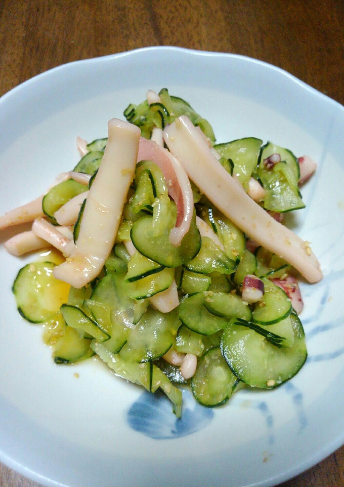 ＊きゅうりといかの酢の物＊-レシピのメイン写真