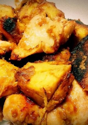 コープの焼きいもで！鶏ポン酢炒め-レシピのメイン写真