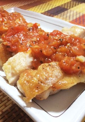 トマトガーリックソース-レシピのメイン写真