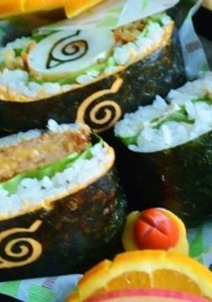 デコおにぎらずでNARUTO写輪眼-レシピのメイン写真