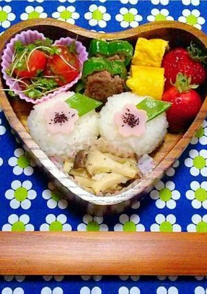 ♡ さくら満開おにぎり-レシピのメイン写真