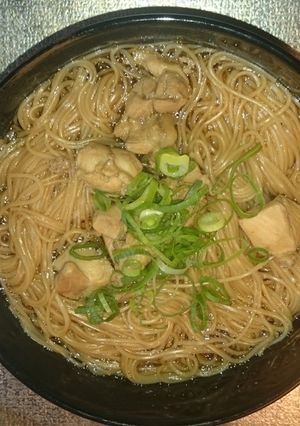 鶏のしょうゆ味にゅうめん-レシピのメイン写真