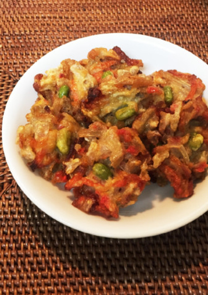 簡単◎味付き☆一口野菜かき揚げ-レシピのメイン写真