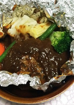卵いらずの包み焼きハンバーグ-レシピのメイン写真