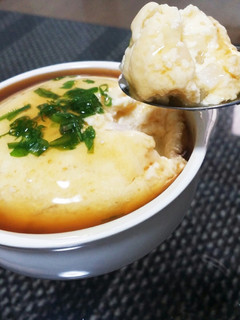 レンジで!卵と豆腐のふわふわ蒸し♡-レシピのメイン写真
