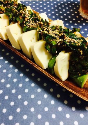ニラジャンでアボカドと豆腐のサラダ-レシピのメイン写真