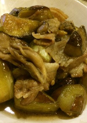 なす・舞茸・豚バラの炒め煮-レシピのメイン写真