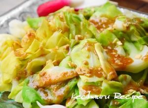 キャベツの味噌ガーリックドレッシング-レシピのメイン写真