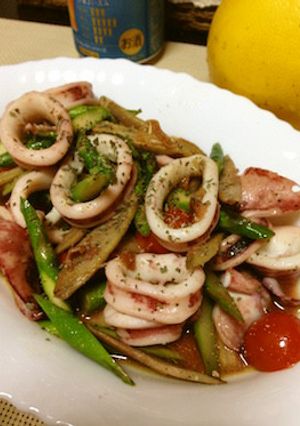 スペイン風イカと野菜のワイルド炒め-レシピのメイン写真