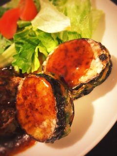 余った餃子のたねで〜なすびのはさみ揚げ-レシピのメイン写真