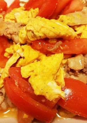 トマトと卵の中華炒め-レシピのメイン写真