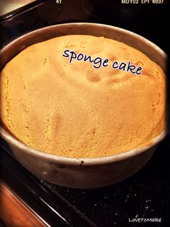 しっとりスポンジケーキ-レシピのメイン写真