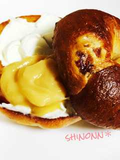 レモンカード♪ベーグルとクリームチーズで-レシピのメイン写真