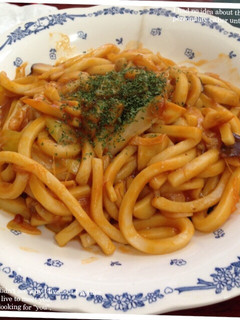 超簡単!昔懐かしいナポリタン風うどん-レシピのメイン写真