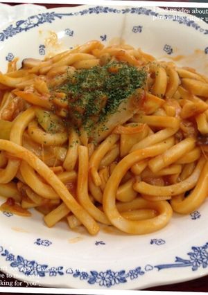 超簡単！昔懐かしいナポリタン風うどん-レシピのメイン写真