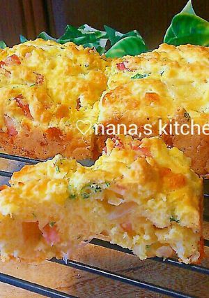 ベーコンとオニオンのオシャレ塩ケーキ-レシピのメイン写真