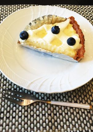 カルピスソフトで☆ブルーベリーレモンパイ-レシピのメイン写真