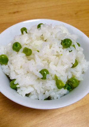 冷凍グリンピースで♫いつでも豆ご飯♫ by ひろママ