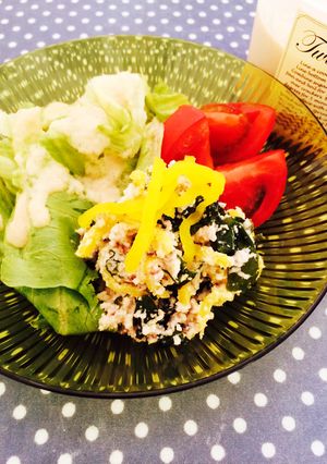 簡単♫鯖缶とわかめのおからサラダ-レシピのメイン写真