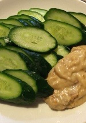 梅味噌マヨ◇梅酒漬けの梅の消費法①−１-レシピのメイン写真