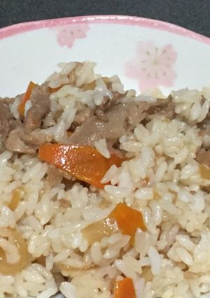 余ったご飯で肉飯-レシピのメイン写真