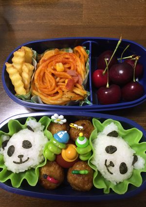 小3男子 炭水化物遠足弁当-レシピのメイン写真