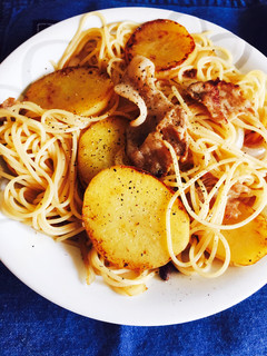 じゃがいもと豚肉のコンソメスパゲッティ-レシピのメイン写真