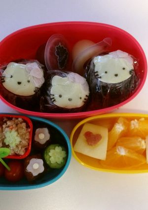 キュウリ型抜き弁当-レシピのメイン写真
