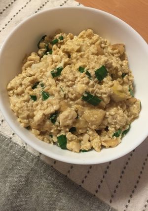 レンジで簡単☆麩ととうふのふわふわ丼-レシピのメイン写真