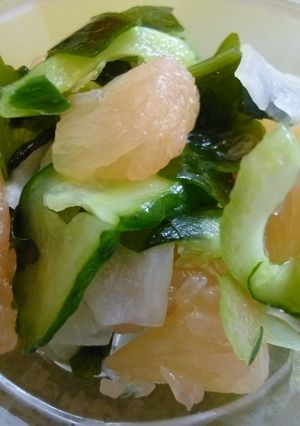 さっぱりさわやか♪グレフル入り酢の物-レシピのメイン写真