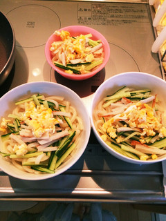 うどんde冷やし中華風★-レシピのメイン写真